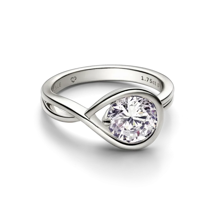 Pandora Infinite 14k White Gold Lab-grown Diamond Ring - Image 4
