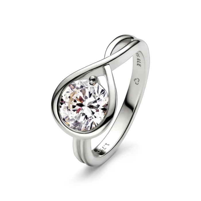 Pandora Infinite 14k White Gold Lab-grown Diamond Ring - Image 5