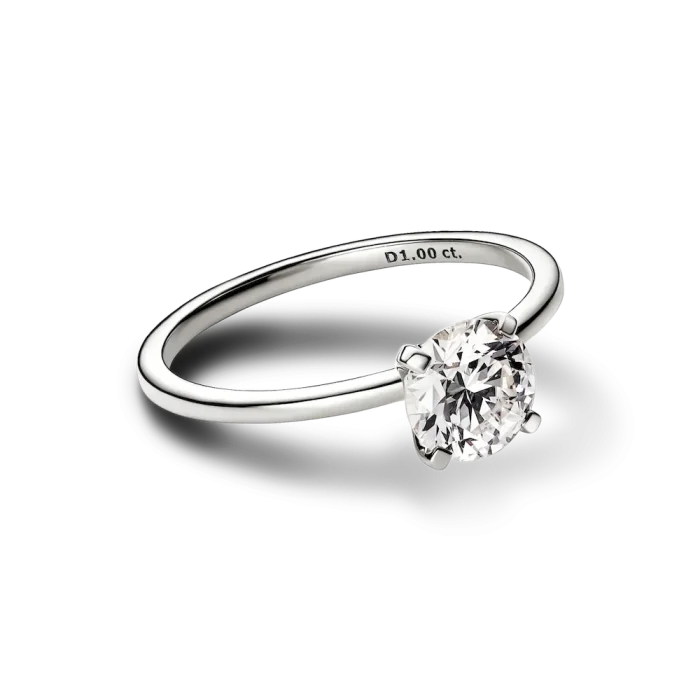 Pandora Era 14k White Gold Lab-grown Diamond Ring - Image 5