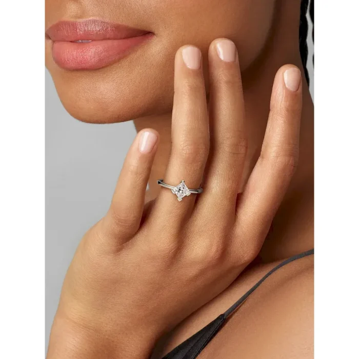 Pandora Nova 14k White Gold Lab-grown Diamond Ring - Image 3