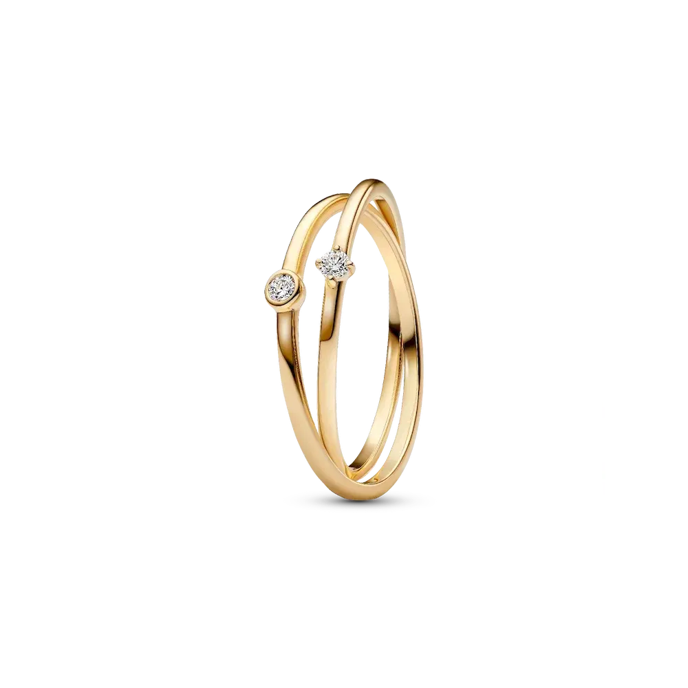 Pandora Era Lab-Grown Diamond Crossover Ring