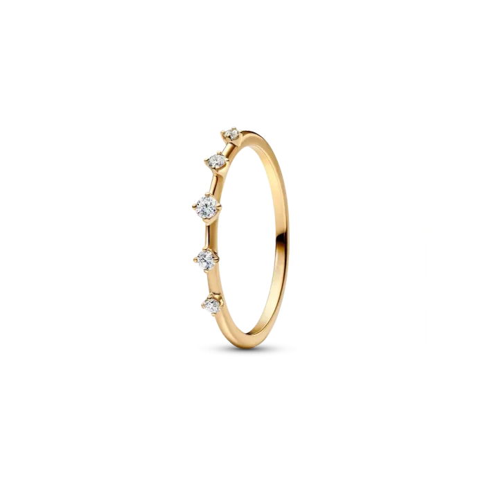 Lab-Grown Diamond Station Earring and Ring Set - Image 2