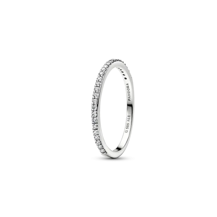 Pandora Era Lab-Grown Diamond Half Eternity Pavé Band Ring - Image 2