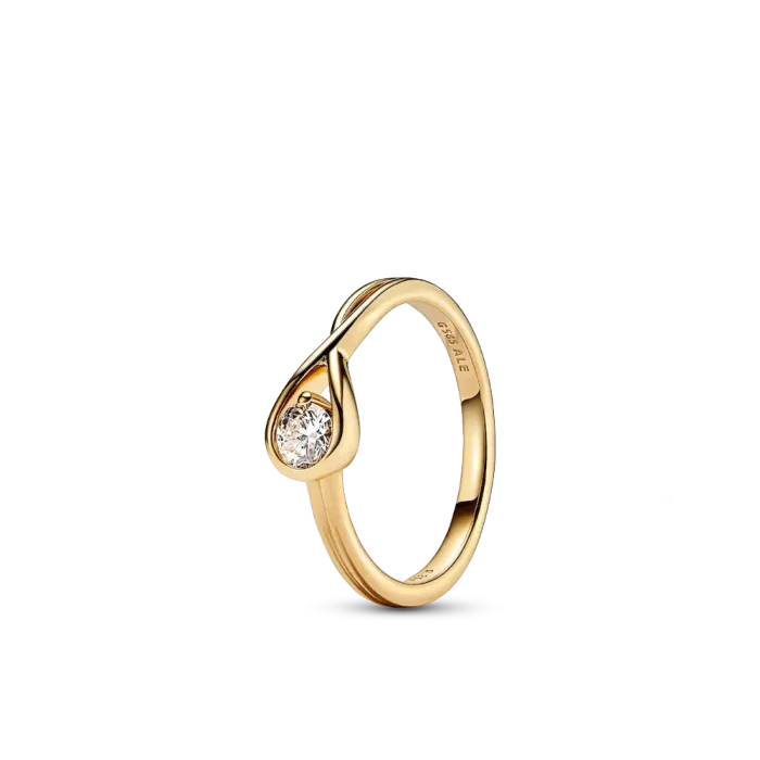 Pandora Infinite 14k Gold Lab-grown Diamond Ring - Image 2