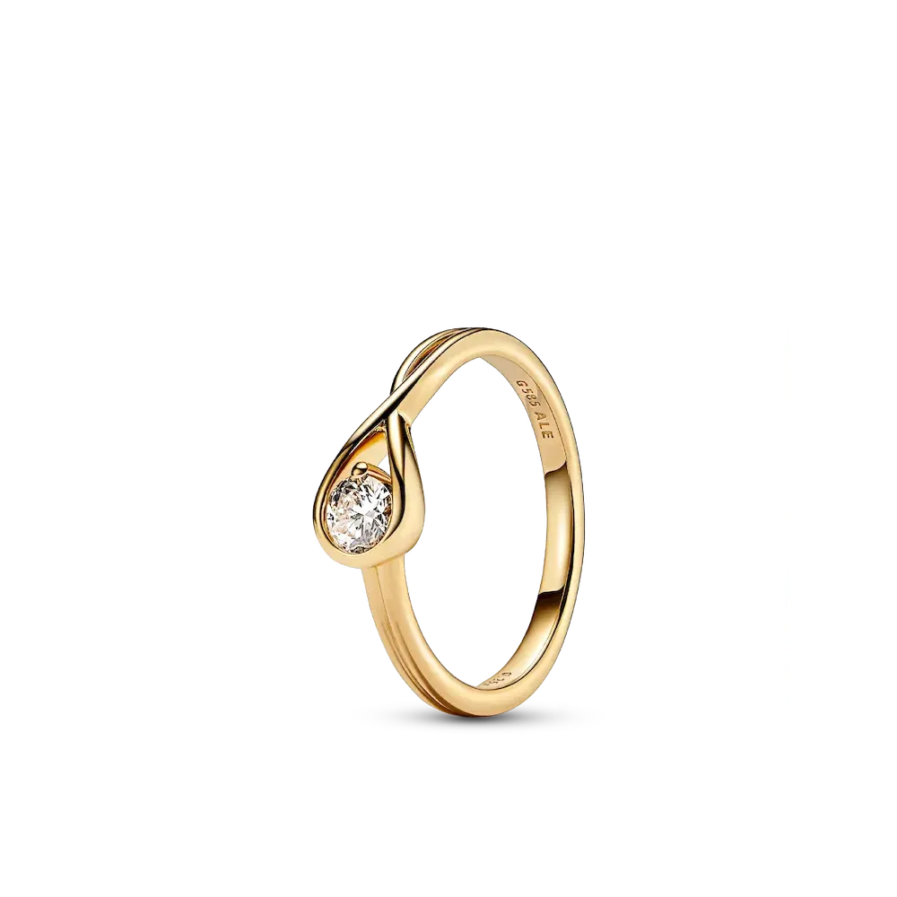 Pandora Infinite 14k Gold Lab-grown Diamond Ring