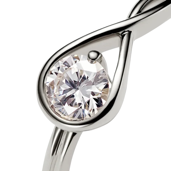 Pandora Infinite 14k White Gold Lab-grown Diamond Ring - Image 6