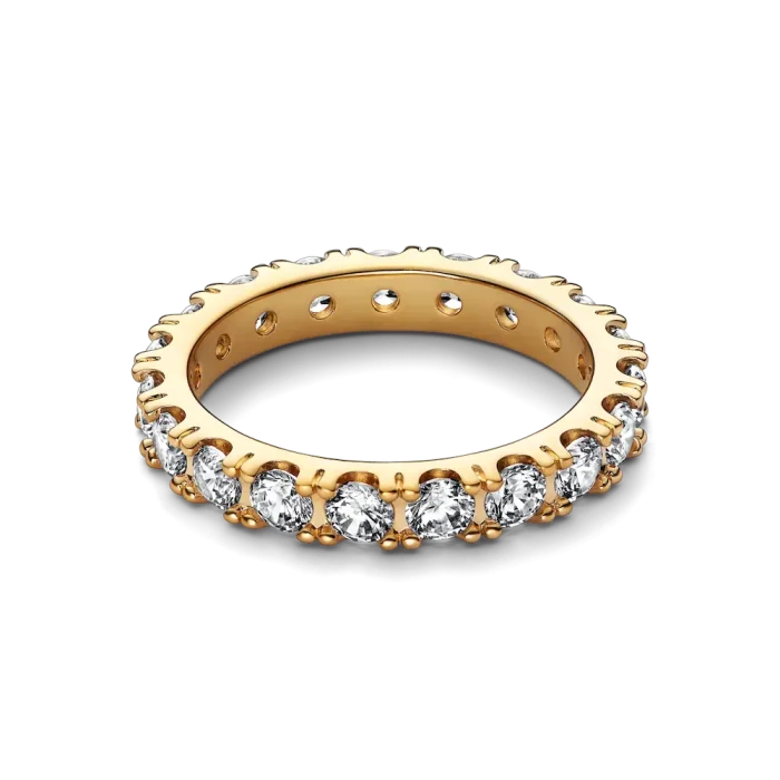 Sparkling Row Eternity Ring - Image 7