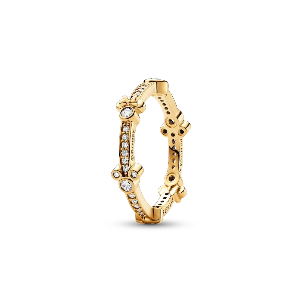 Disney Mickey Mouse & Minnie Mouse Sparkling Eternity Ring