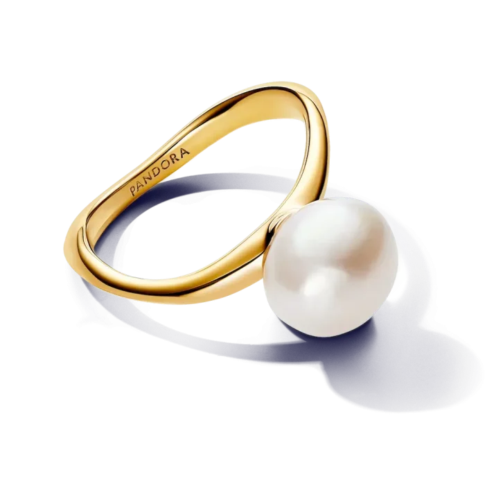 Baroque Treated Freshwater Cultured Pearl Ring - Image 6