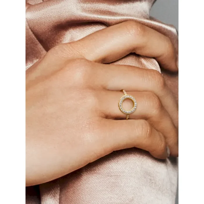 FINAL SALE - Sparkling Halo Ring - Image 2