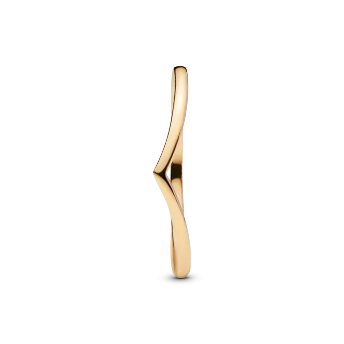 Polished Wishbone Ring - Image 6