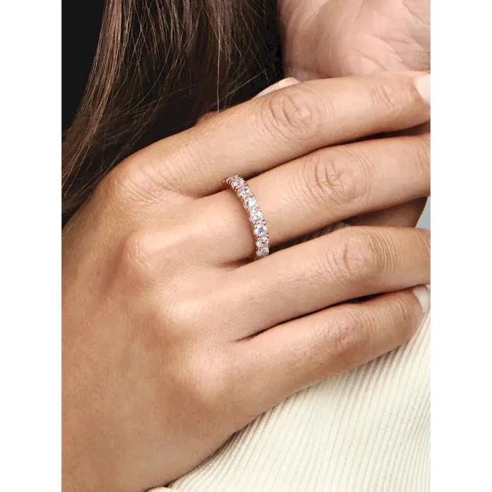 Sparkling Row Eternity Ring - Image 2