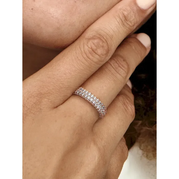 Pandora Timeless Pavé Double-row Ring - Image 2