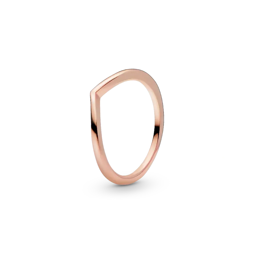 Polished Wishbone Ring