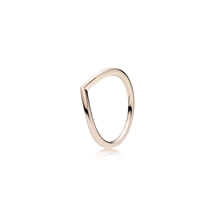 Polished Wishbone Ring - Image 7