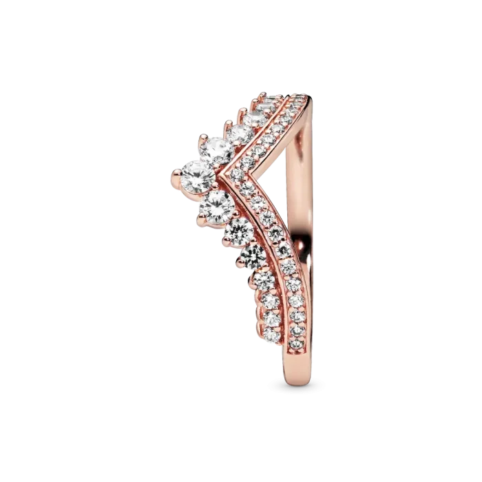 Heart of Rose Princess Wishbone Stacking Ring Set - Image 6