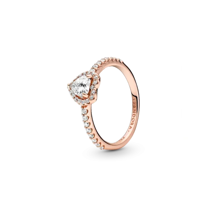 Heart of Rose Princess Wishbone Stacking Ring Set - Image 3
