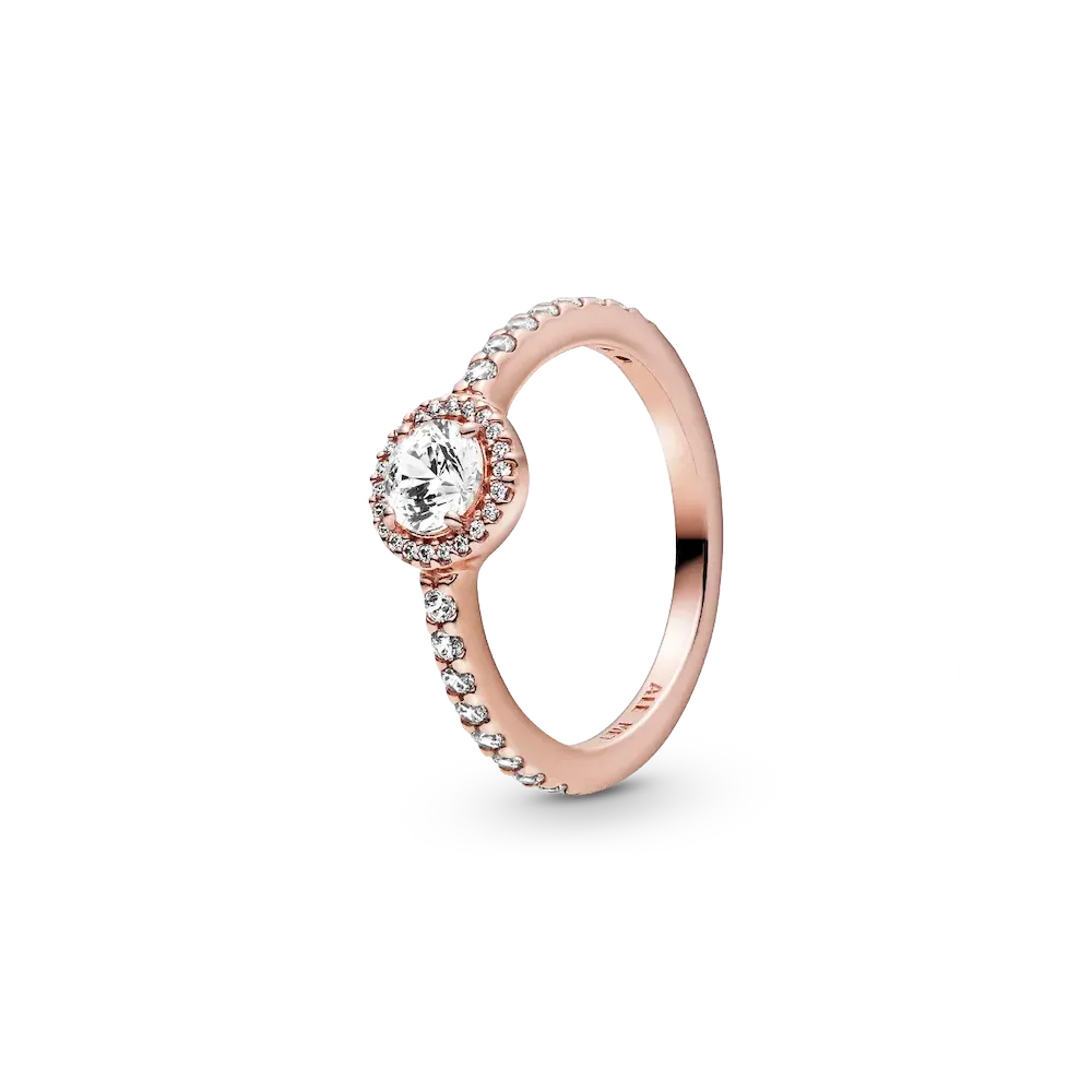 FINAL SALE - Classic Sparkle Halo Ring