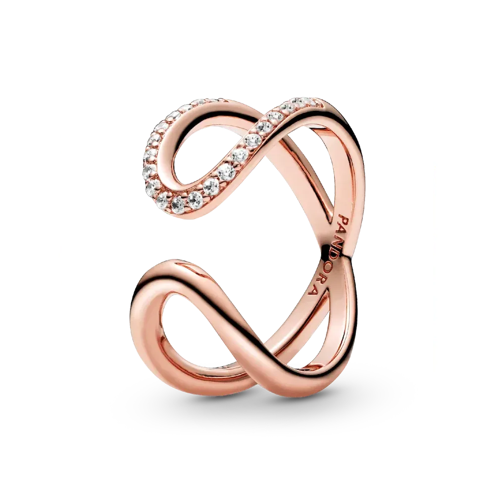FINAL SALE - Wrapped Open Infinity Ring