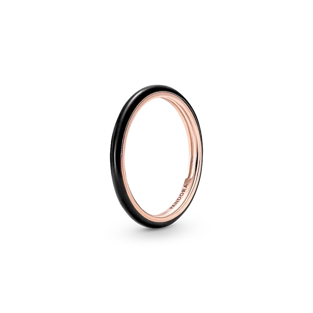 Pandora ME Black Enamel Ring