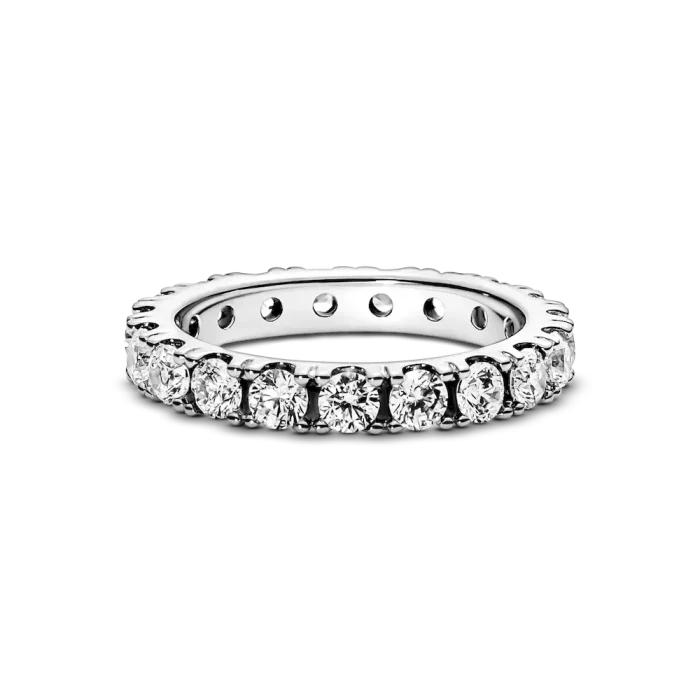 Sparkling Row Eternity Ring Set - Image 9
