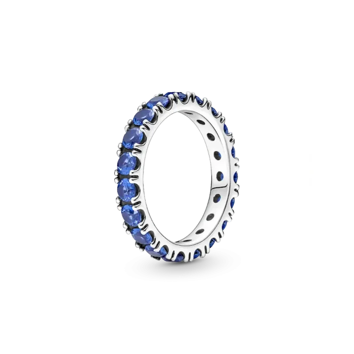 Sparkling Row Eternity Ring Set - Image 3
