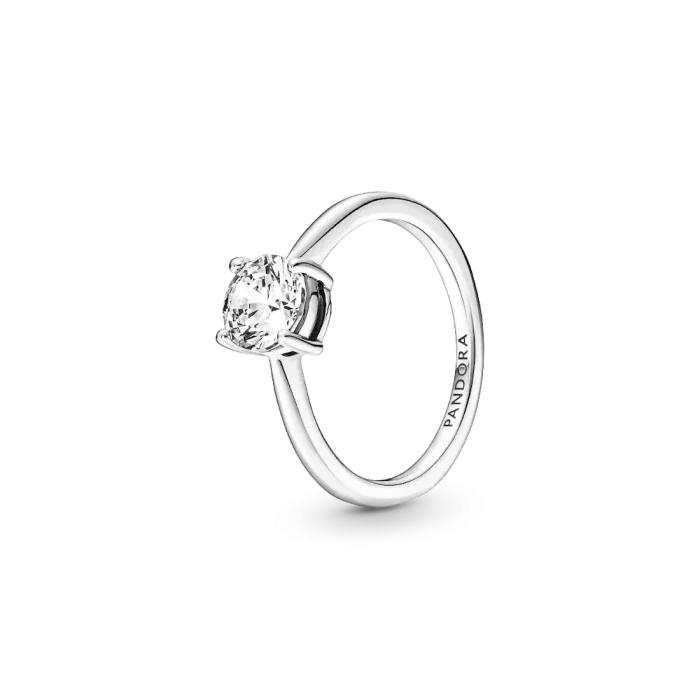 Light As Air Solitaire Stacking Ring Set - Image 2