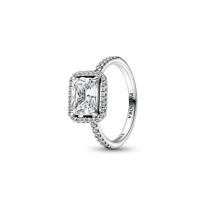 Sparkling Halo Ring Set - Image 2