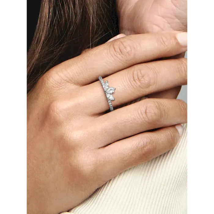 Tear-shaped Tiara Ring Set - Image 8