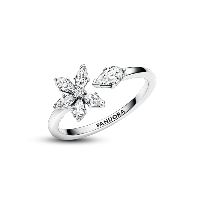 Sparkling Herbarium Cluster Open Ring - Image 6