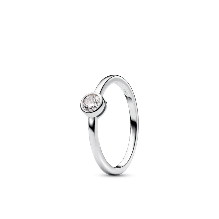 Pandora Era Bezel Sterling Silver Lab-grown Diamond Ring - Image 2