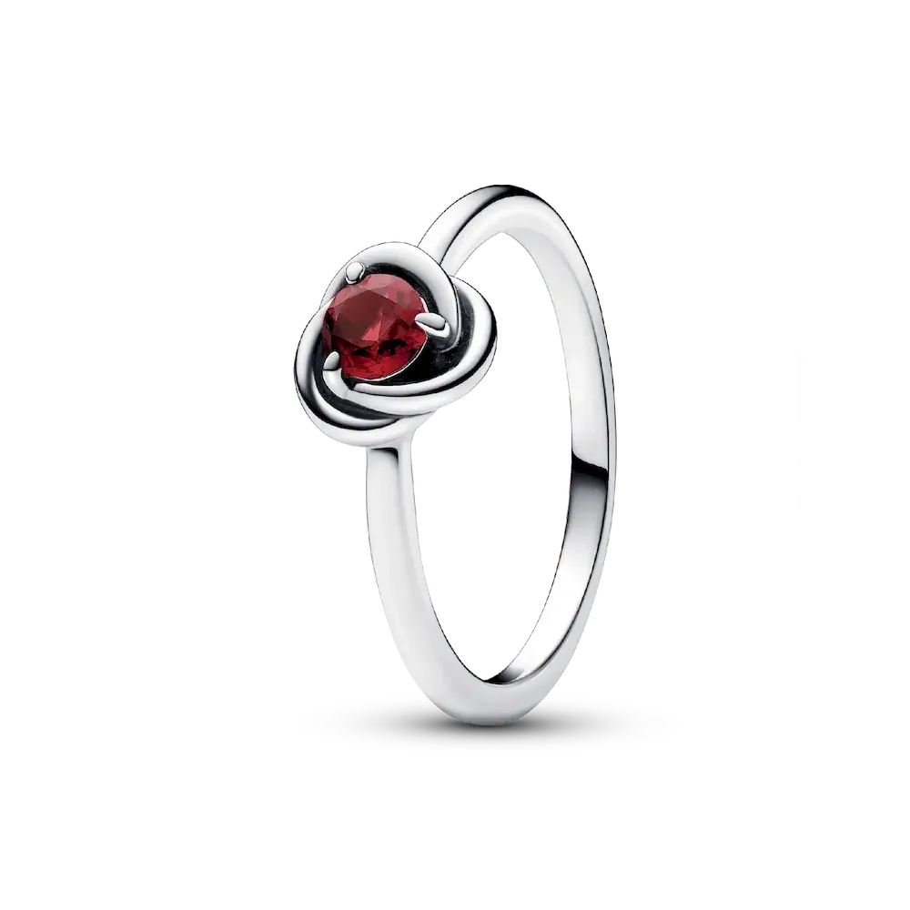 July Birthstone Eternity Circle Ring