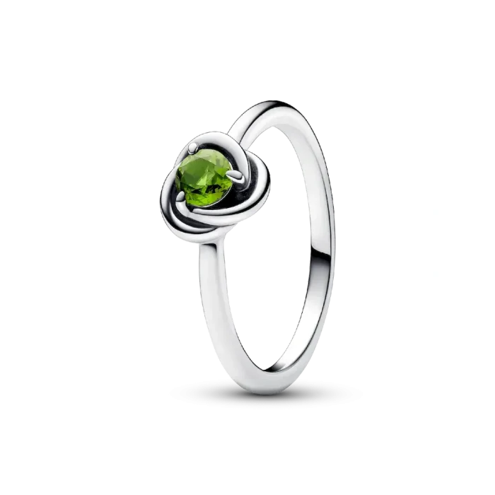 August Birthstone Eternity Circle Ring - Image 2