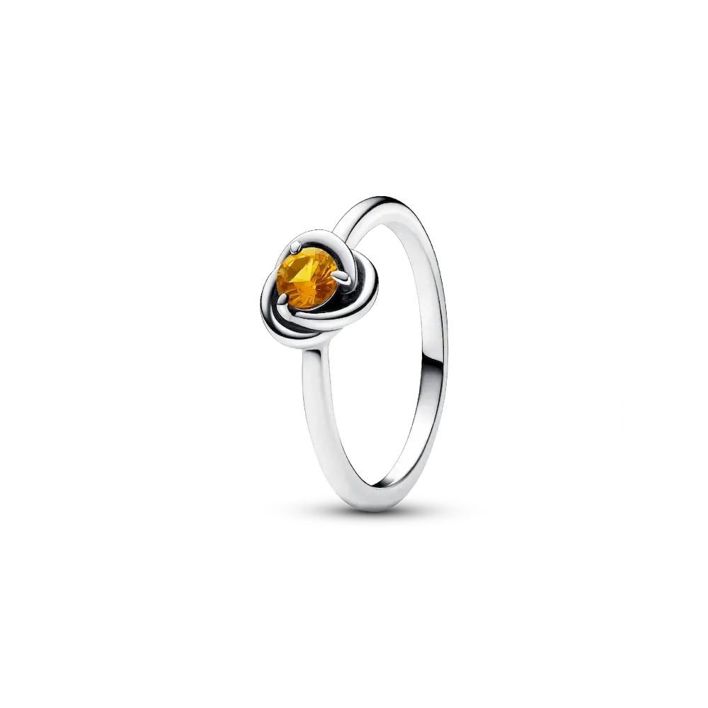 November Honey Eternity Circle Ring