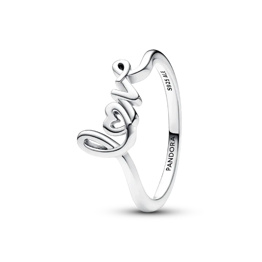 Handwritten Love Ring