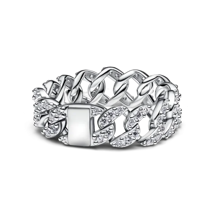 Pavé Cuban Chain Ring - Image 6