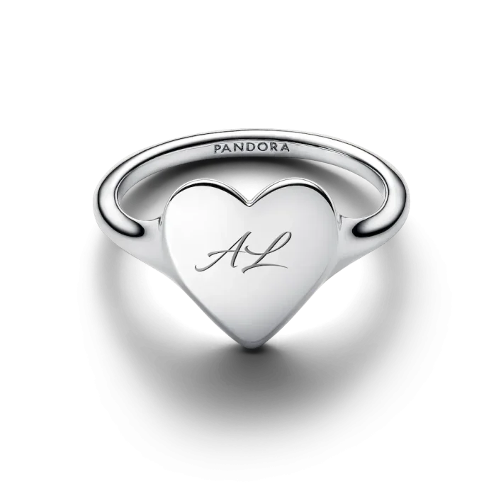 Engravable Heart Ring - Image 6