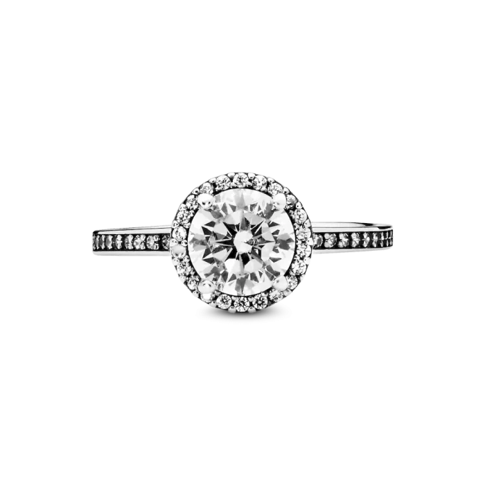 True Elegance Round Halo Ring Set - Image 7