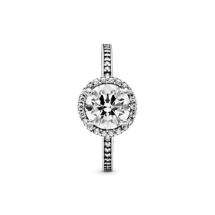 True Elegance Round Halo Ring Set - Image 6