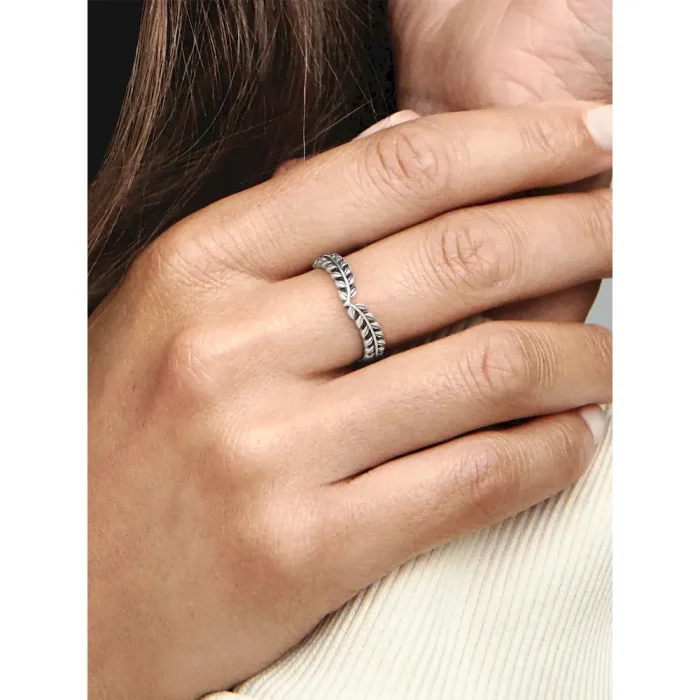 Wheat Grains Wishbone Ring - Image 2