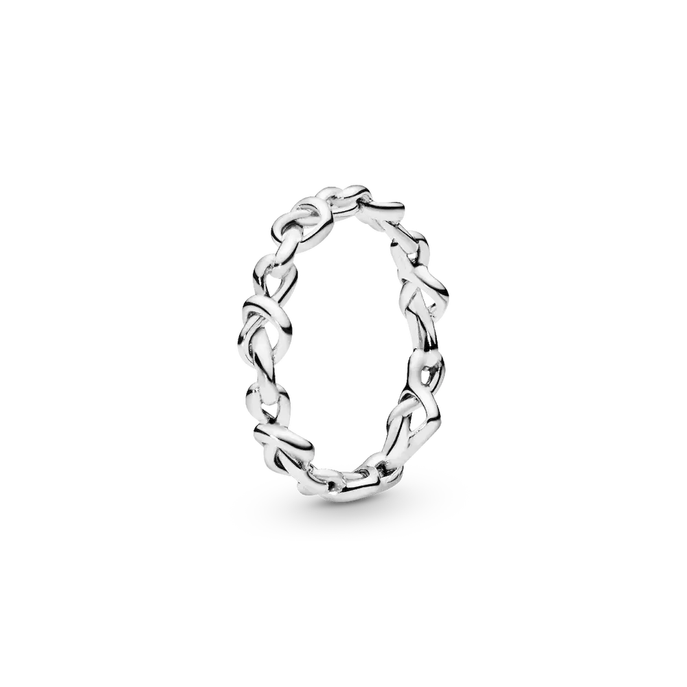 Knotted Hearts Ring
