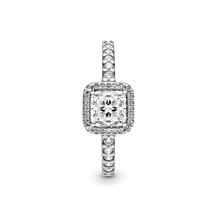 True Elegance Square Halo Ring Set - Image 9