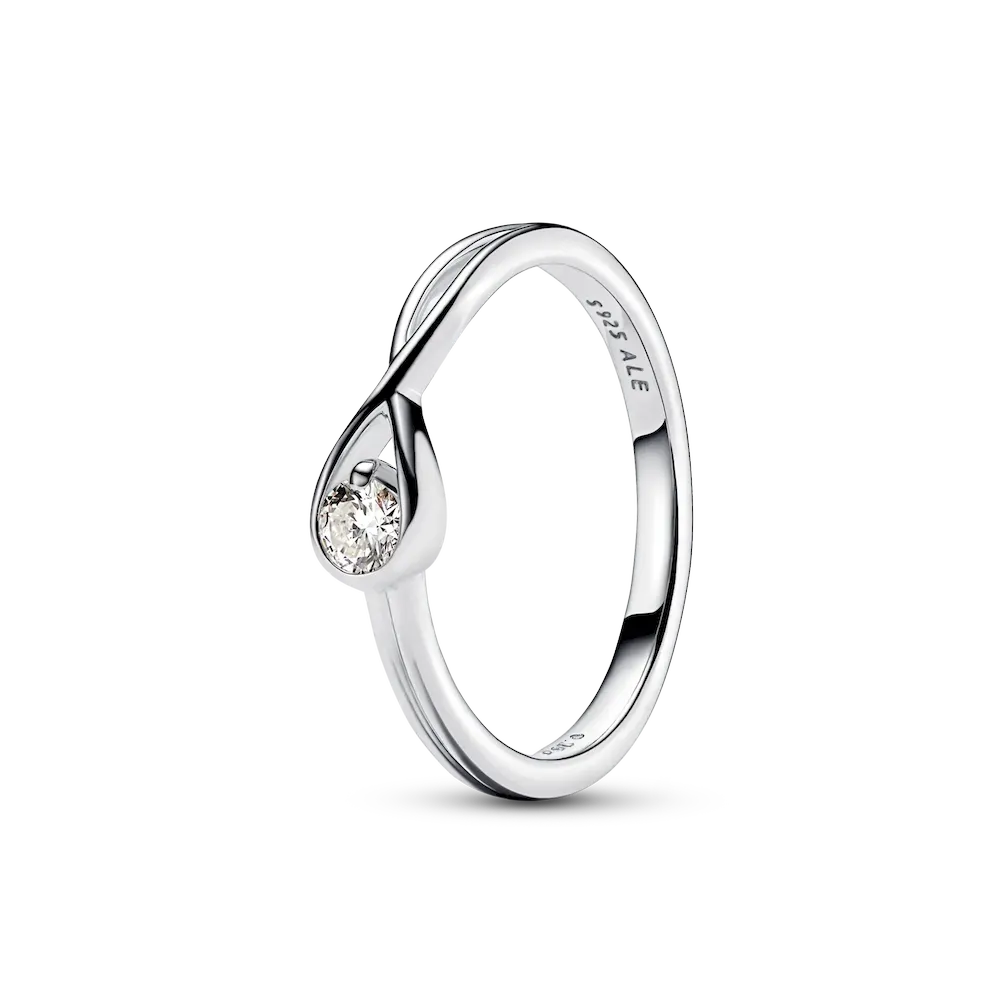 199441C01_RGB.webp Pandora Infinite Sterling Silver Lab-grown Diamond Ring - Image 1