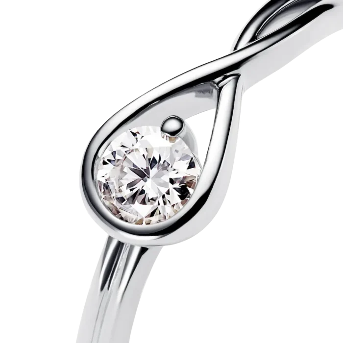 Pandora Infinite Sterling Silver Lab-grown Diamond Ring - Image 6