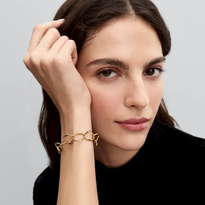 Organically Shaped Link Bracelet - Image 4