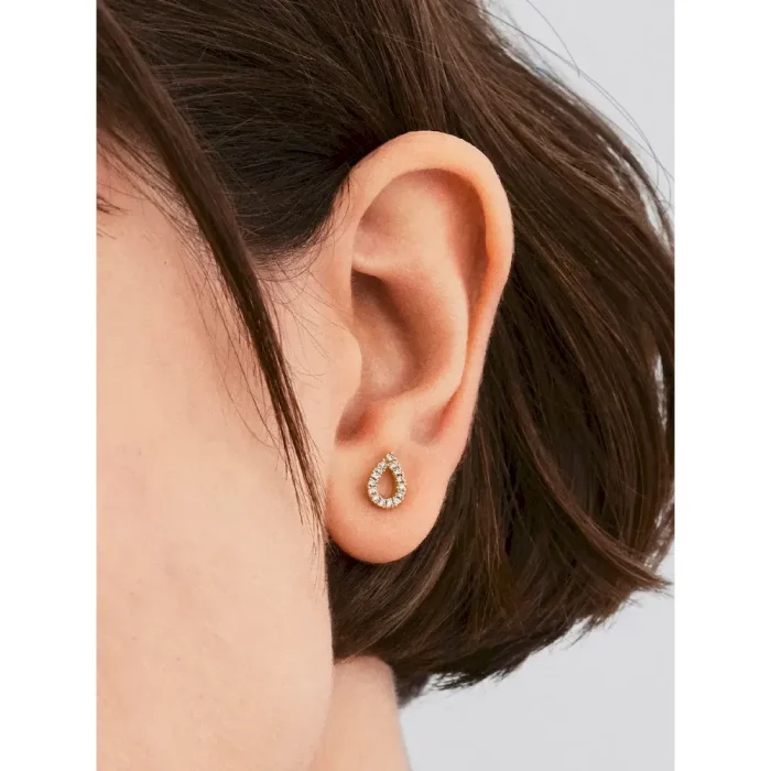 Pandora Infinite Lab-grown Diamond Pavé Stud Earrings - Image 2