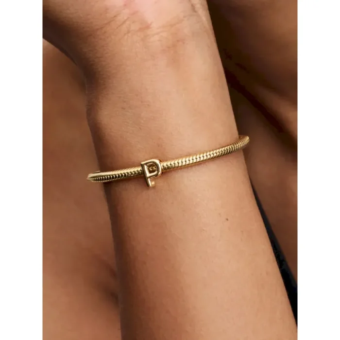 Letter P Charm Necklace - Image 9