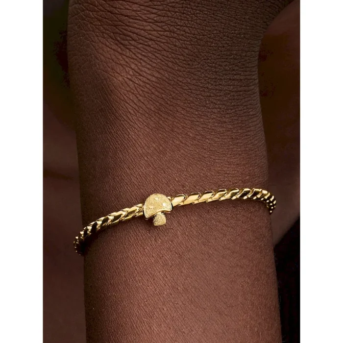 Textured Mushroom Mini Charm - Image 2