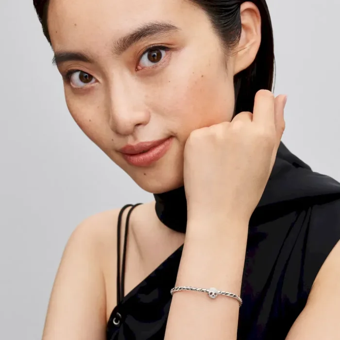 Textured Skull Mini Charm - Image 4