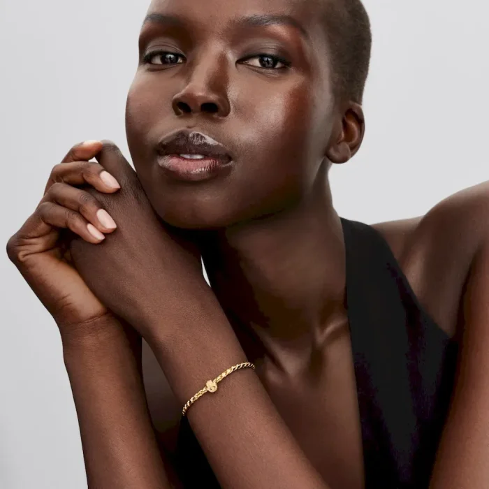 Textured Hamsa Hand Mini Charm - Image 3